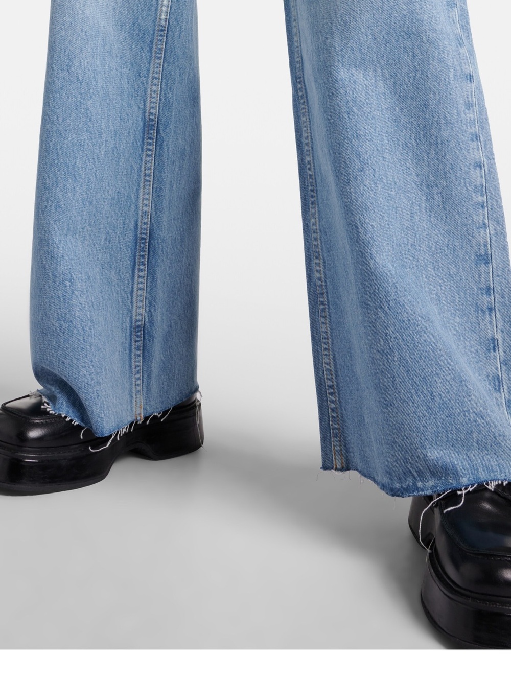 Re/Done High Rise Wide Leg Jeans - Picture 3 of 6